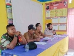 Rapat Mudes Bantuan BLT BBM dari Pemerintah dengan Warga Desa Suka Damai Timur