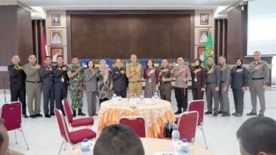 Diskusi Serdik Praktik Kerja Profesi Serdik Sespimen Polri Dikreg Ke-62 TA 2022 di Ruang Pola Pemda Langkat