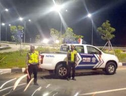 Giat Patroli Blue Light Patrol Sat Lantas Polres Langkat