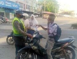 Giat Strong Point Pagi Personel Sat Lantas Polres Langkat
