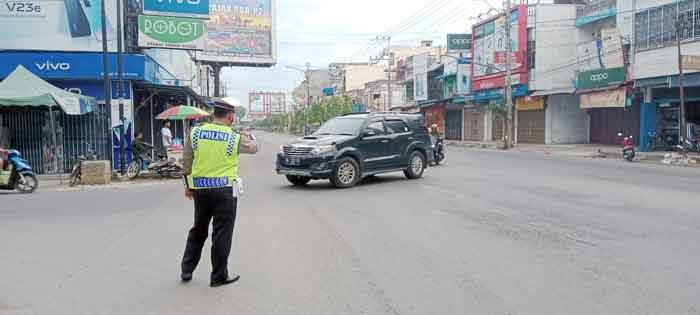 Giat Strong Point Sore Pers Sat Lantas Polres Langkat