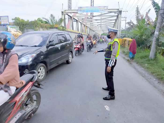 Giat Strong Point Sore Personel Sat Lantas Polres Langkat
