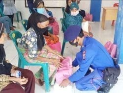 Kegiatan Baksos Sat Pol Air Polres Langkat di Desa Pesisir Pulau Lampau