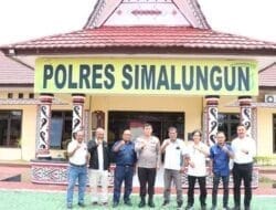 PWI Simalungun Audiensi ke Kapolres Simalungun, Dukung Kinerja Kepolisan Jaga Harkamtibmas