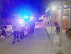 Polsek Tanjung Pura Gencar Laksanakan Patroli Blue Light