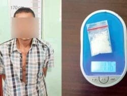Satres Narkoba Polres Langkat Tangkap Pelaku Tindak Pidana Narkotika Jenis Shabu di Dusun II Serapuh ABC
