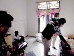 Tim Gabungan Polres Langkat Gerebek Kampung Narkoba di Dusun I Ulu Berayun