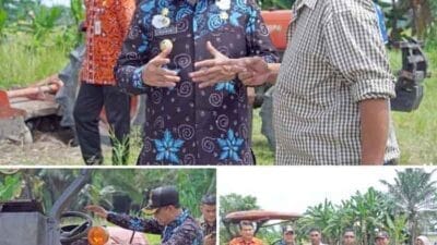 Tingkatkan Produksi Cabai, Bupati Zahir Tinjau Perakitan Traktor di Deliserdang
