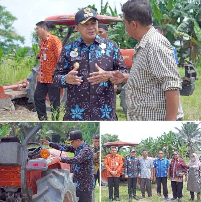 Tingkatkan Produksi Cabai, Bupati Zahir Tinjau Perakitan Traktor di Deliserdang