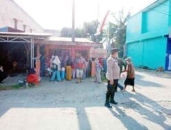 Unit Ik Polsek Secanggang Laksanakan Giat Monitoring dan Pulbaket Terkait Pembayaran BLT BBM