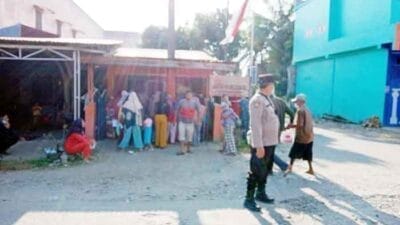 Unit Ik Polsek Secanggang Laksanakan Giat Monitoring dan Pulbaket Terkait Pembayaran BLT BBM