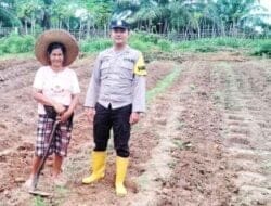 Bhabinkamtibmas Polsek Pangkalan Susu Laksanakan Sambang Desa dan Pesan-pesan Kamtibmas