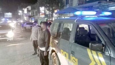 Giat Blue Light Personel Polsek Tanjung Pura