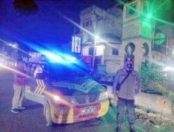 Giat Patroli Blue Light Personel Polsek Tanjung Pura