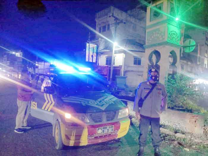 Giat Patroli Blue Light Personel Polsek Tanjung Pura