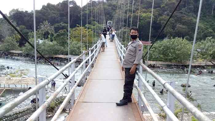 Giat Patroli Polsek Bahorok di Taman Wisata Bukit Lawang