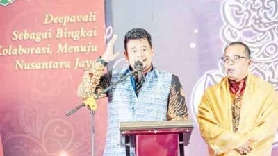 Hadiri Perayaan Deepavali, Bobby Nasution: Dibutuhkan Kolaborasi & Dukungan Seluruh Masyarakat Bangun Medan