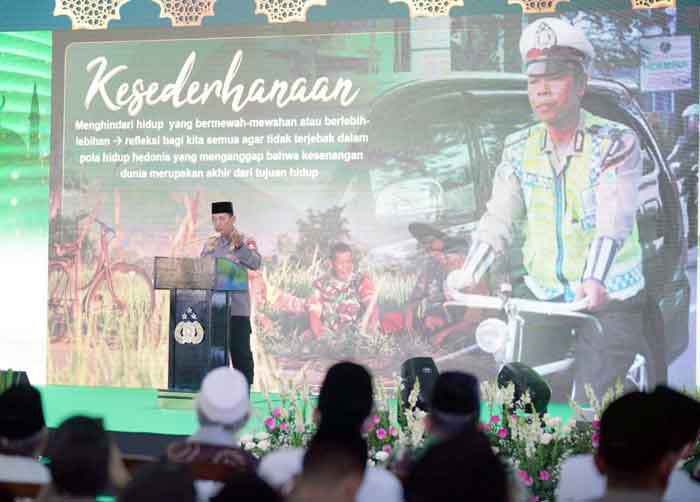 Hadiri Peringatan Maulid Nabi, Kapolri: Sinergitas Elemen Bangsa Wujudkan Persatuan