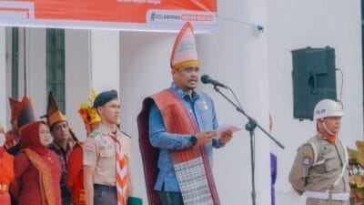 Jadi Inspektur Upacara Peringatan Sumpah Pemuda, Bobby Nasution: Peran Pemuda Telah Tercatat Tinta Emas Sepanjang Masa