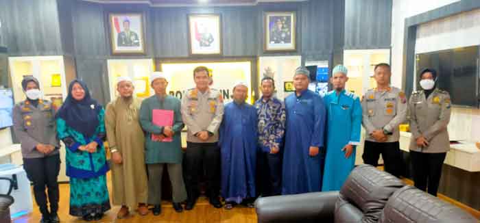 Kapolres Binjai Terima Audiensi Panitia Hari Santri Nasional Tahun 2022