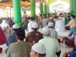 Peringatan Maulid Nabi Besar Muhammad SAW 1444 H di Desa Pulau Kampai Wilkum Polsek Pangkalan Susu