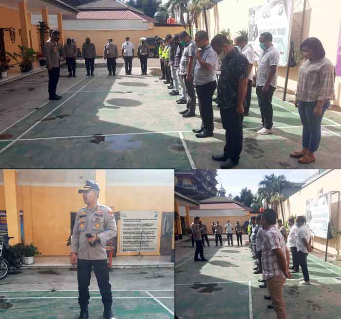 Kapolsek Medan Timur Beri Arahan Personel Layani Laporan Masyarakat dengan Maksimal Sesuai Arahan Kapolri