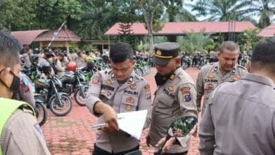 Polres Langkat Laksanakan Giat Pemeriksaan Randis Kepatuhan BBMP & PNBP TA 2021-2022