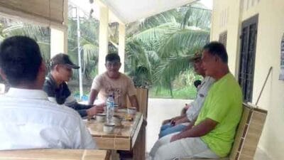 Polsek Secanggang Deteksi Dini & Penggalangan Terhadap Ketua IPK dan FKPPI Kecamatan Secanggang