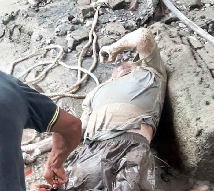 Polsek Stabat Temukan Mayat Pria Diduga Tenggelam di Sungai Wampu