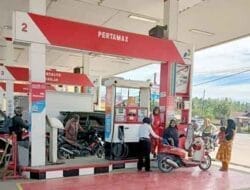 Polsek Hinai Monitoring Stok Ketersediaan BBM di SPBU