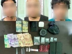 Tiga Pelaku Tindak Narkotika Jenis Sabu Diamankan Satres Narkoba Polres Langkat