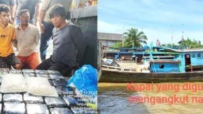 Tim Gabungan Poldasu Gagalkan Penyelundupan Narkoba Skala Besar Asal Malaysia Via Perairan Asahan