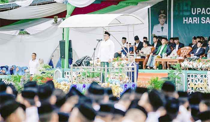 Wakil Wali Kota Medan Jadi Inspektur Upacara Hari Santri Nasional 2022