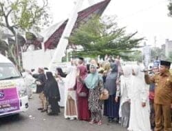 Wali Kota Tanjungbalai Lepas Jamaah Umrah PT Gadika Expressindo Tours & Travel