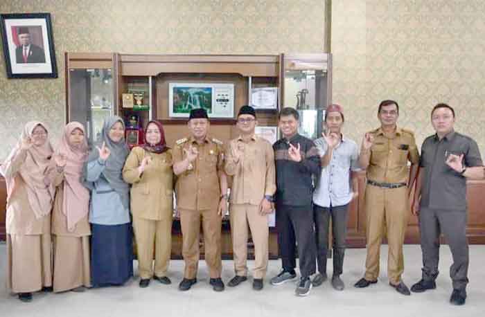 Waris Tholib Terima Audiensi Pengurus Muslim Youth Sumut Tanjungbalai