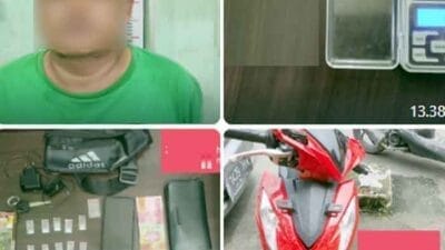 Warga Kepala Sungai Diamankan Satres Narkoba Polres Langkat, BB 1.66 Gram