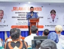 42 Wartawan Ikuti UKW, Bobby Nasution: Pemko Medan Butuh Peran Serta Wartawan Sampaikan Informasi