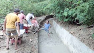 6 Tahun Amblas, Akhirnya Irigasi Desa Berampu Diperbaiki
