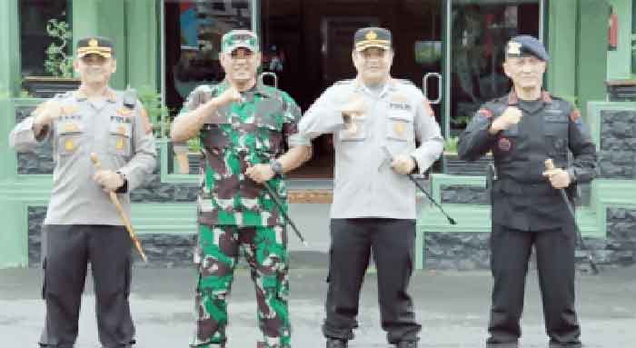 Apel Gabungan TNI dan Polri untuk Tingkatkan Sinergitas di Wilayah Kodim 0203/Langkat