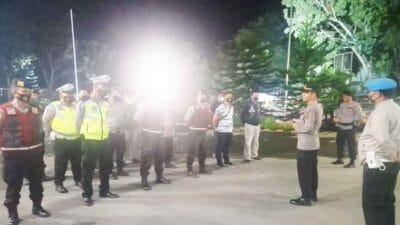 Apel Patroli Polres Langkat dan Polsek Stabat Guna Antisipasi Balap Liar