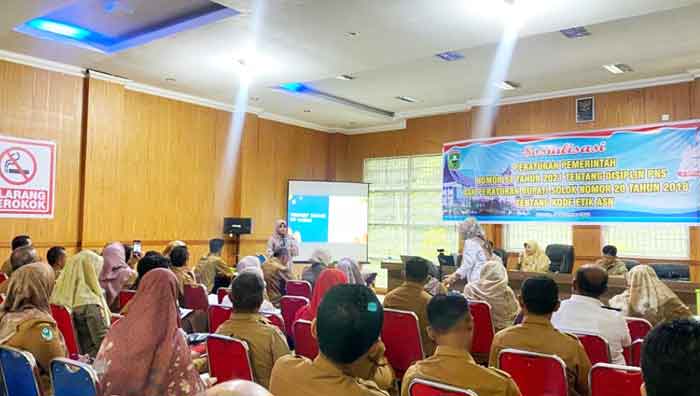 BKPSDM Solok Gelar Sosialisasi Kode Etik ASN