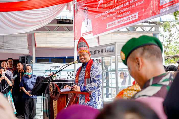 Bobby Nasution Apresiasi Kerukunan Jemaat Gereja HKI & Warga Sekitar Yang Mayoritas Muslim