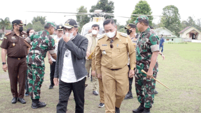 Bupati Eddy Sambut Gubsu Edy untuk Pencanangan KPT di Parbuluan