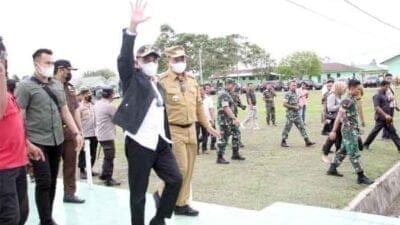 Bupati Eddy Sambut Gubsu dan Kapoldasu untuk Tanam Cabai Perdana di KPT Parbuluan