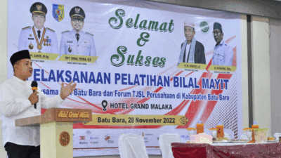 Bupati Batubara Buka Pelatihan Bilal Mayit