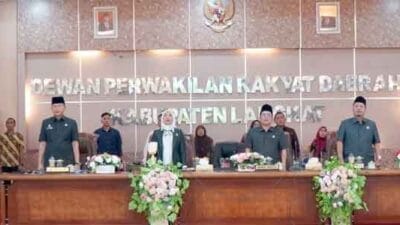 DPRD Langkat Gelar Paripurna Penyampaian Ranperda APBD 2023, Estimasi Pendapatan Rp1,99 T