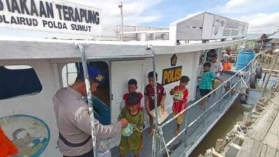 Dit Pol Airud Poldasu Sediakan Perpustakaan Terapung