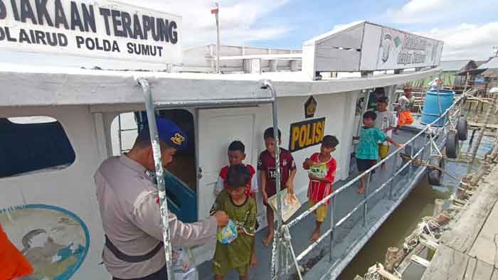 Dit Pol Airud Poldasu Sediakan Perpustakaan Terapung
