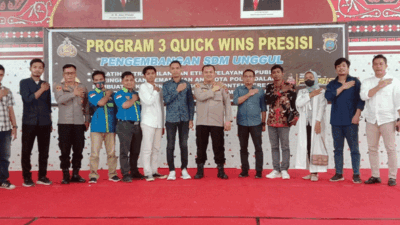 Elemen Mahasiswa Dukung Polres Belawan Berantas Narkoba