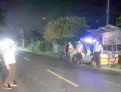 Giat Patroli Bersinggungan Personel Polsek Tanjung Pura